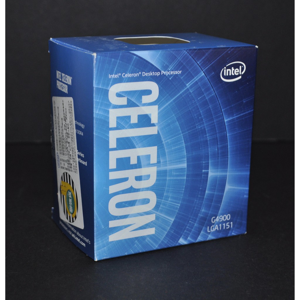 只賣空盒 (BOX ONLY！) Intel Celeron G4900 原廠空盒 (1151 3.1G 2M)