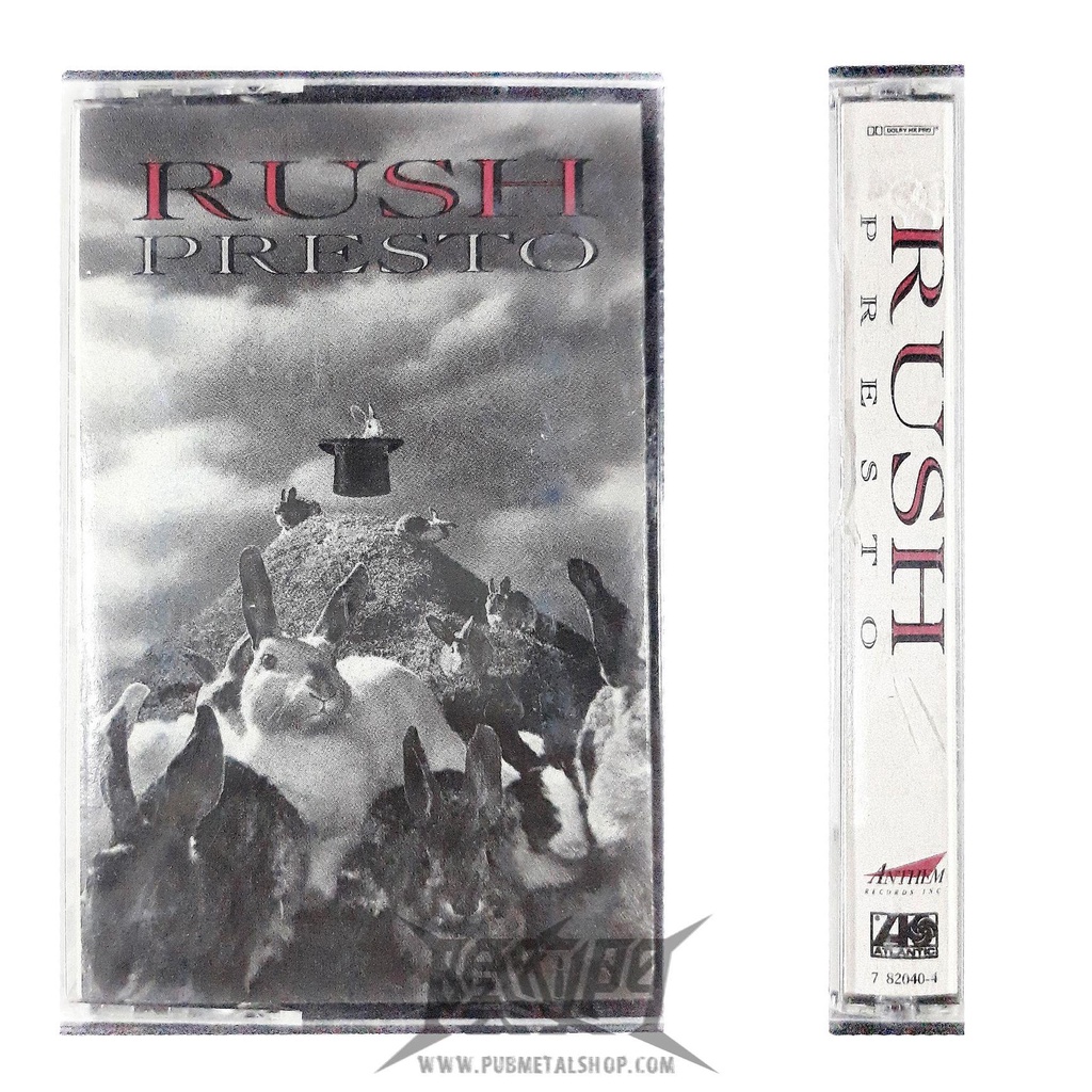 Rush-Presto 老懷舊錄音帶 音樂卡帶 重金屬樂團 搖滾