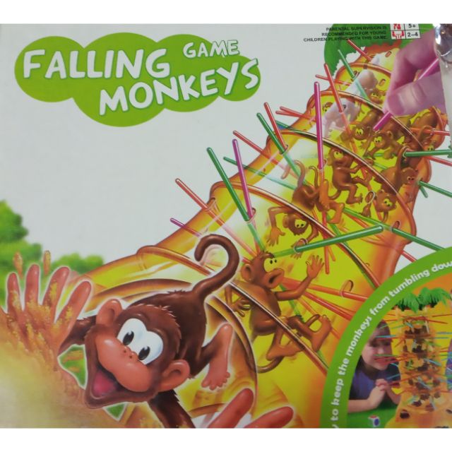 二手 兒童 桌遊 益智遊戲 Falling Monkeys Game