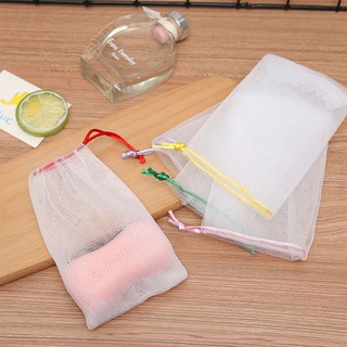 PS樂【CJ419】香皂袋收納洗臉沐浴皂起泡網袋