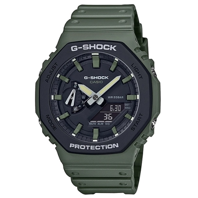 【高雄時光鐘錶公司】CASIO 卡西歐 GA-2110SU-3ADR G-SHOCK 農家橡樹八角衝力腕錶 手錶男錶女錶