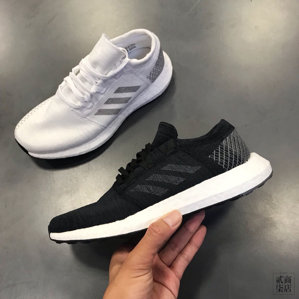 (D.S) adidas Pureboost Go 女款 編織 慢跑鞋 健身 白色 B75664 黑色 B75665