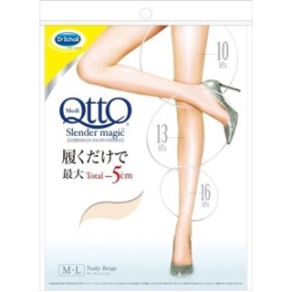 日本製Dr.Scholl QttO 爽健 -5kg -5cm 顯瘦美腿褲型絲襪