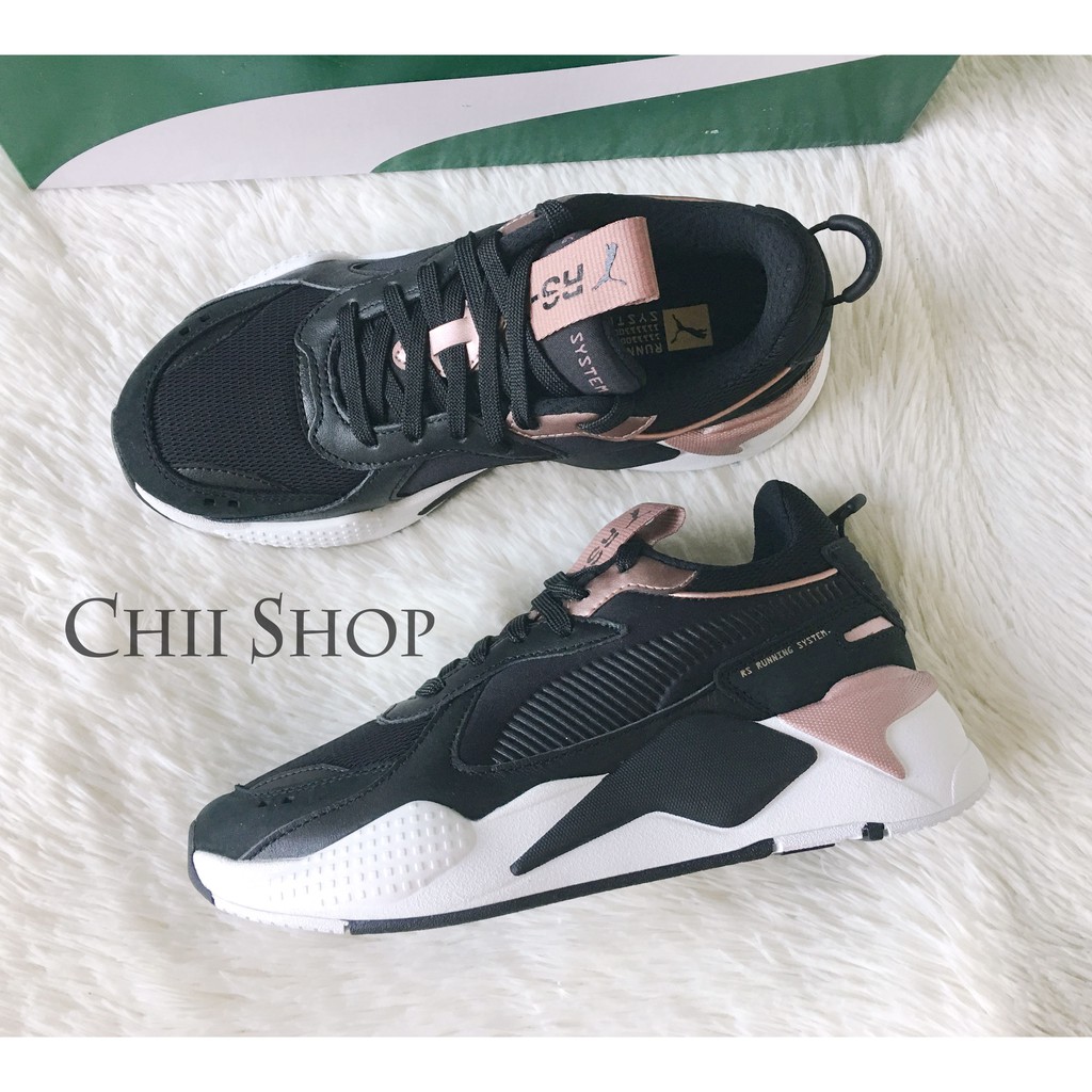 【CHII】 Puma RS-X TROPHY 老爹鞋 黑色 玫瑰金 黑粉 370752-04