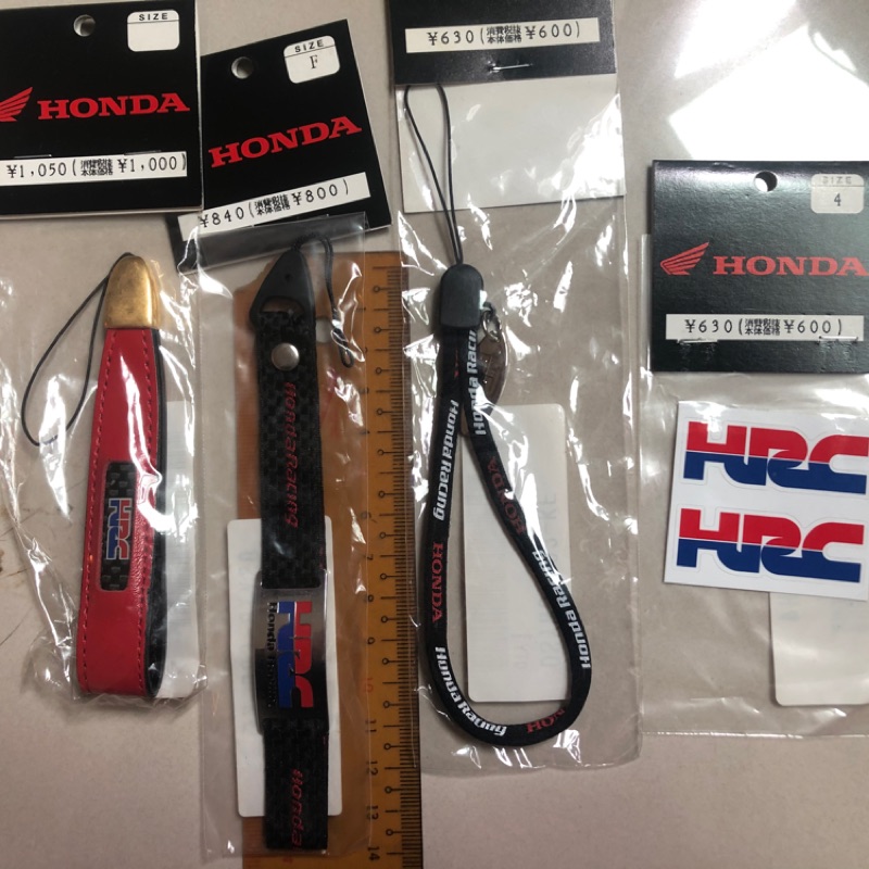 Honda 本田 HRC 鑰匙圈 貼紙