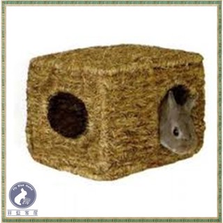 【菲藍家居】日本Marukan天然麻繩摺疊兔窩(MR-409) 草窩 兔窩 天竺鼠窩 散熱 降溫 保暖 兔子草窩