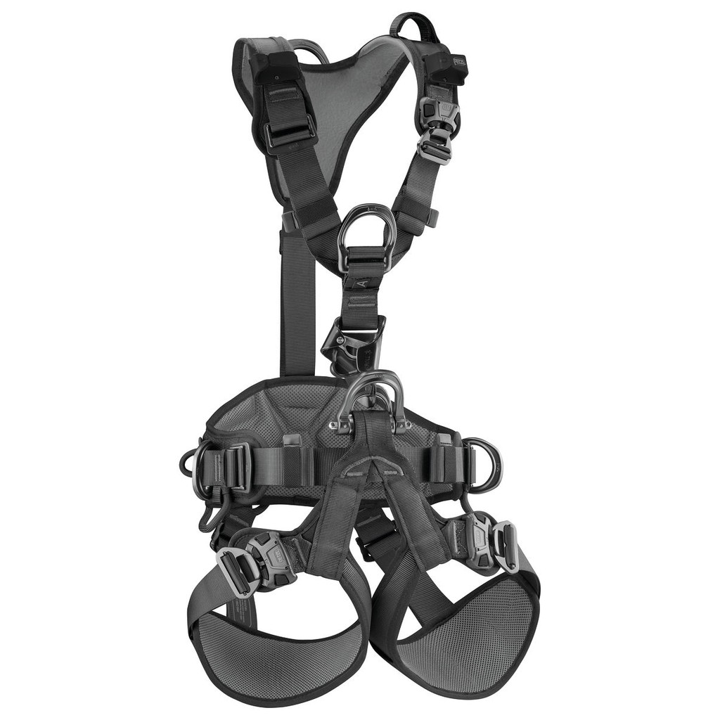 全新 PETZL法國C083 ASTRO BOD FAST 國際版 歐規版 全黑款 全身型安全吊帶 座帶 含胸式上升器