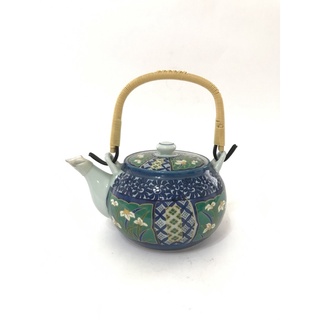 有發票/東昇瓷器餐具=日本進口有田燒錦繪提把壺