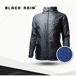 【荷蘭Black Rain】三合一夾克，刷毛內夾克 BR-1375030(7250 A黑/深藍)