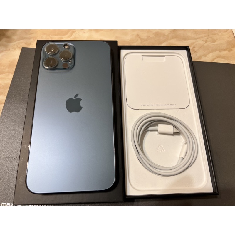 超新超長保固iPhone 12 pro max 128g 太平洋藍