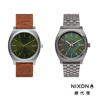 NIXON TIME TELLER 新復古小錶款 墨綠 鋼錶帶 皮錶帶 文青首選 手錶 男錶 女錶 A045