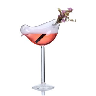 創意小鳥型 玻璃酒杯 酒吧雞尾酒杯 高腳小鳥酒杯 調酒杯 雞尾酒杯 200ML