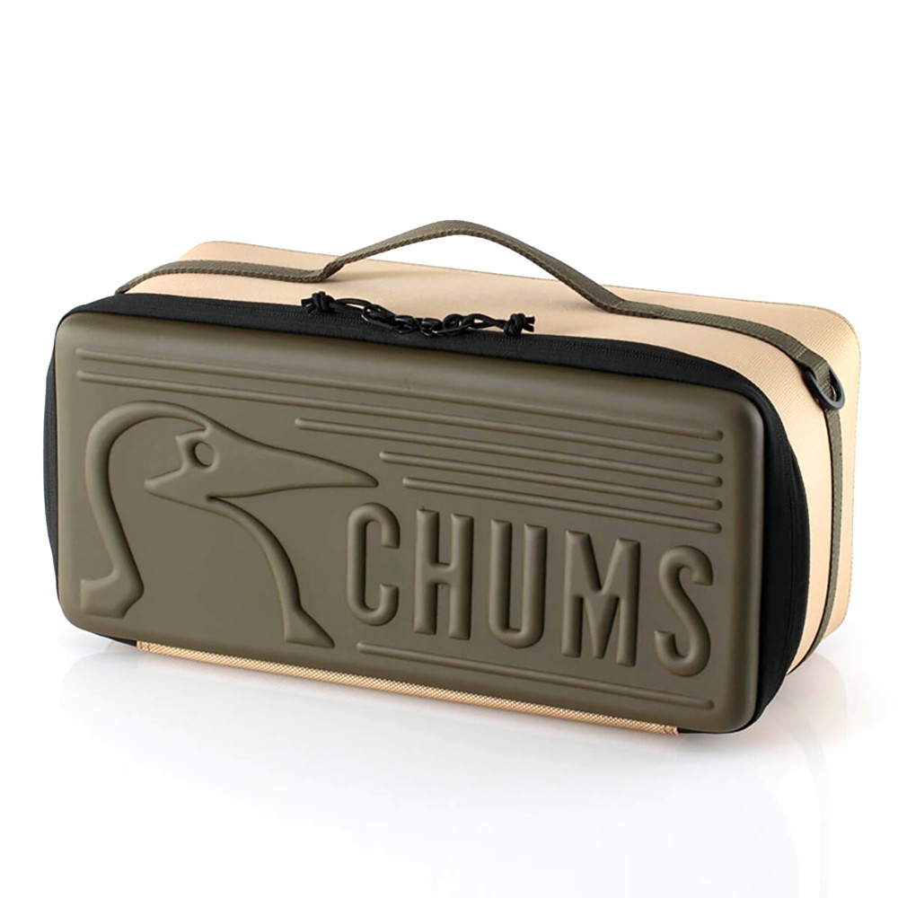 CHUMS Booby Multi Hard Case M 收納盒 卡其綠/淺棕 CH621205M079