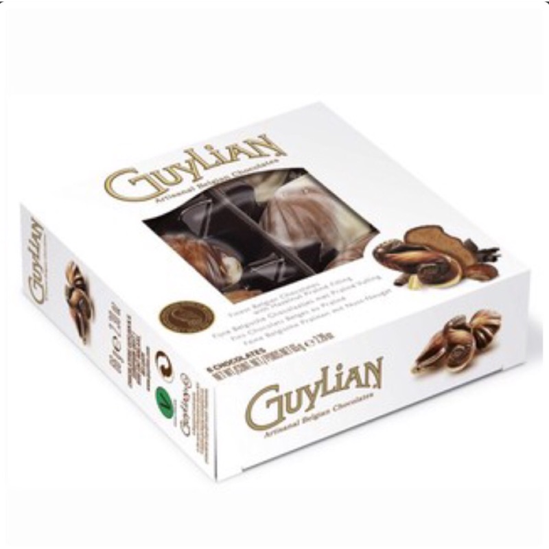 大特價 比利時 Guylian 經典海馬巧克力 6粒裝 一盒65g