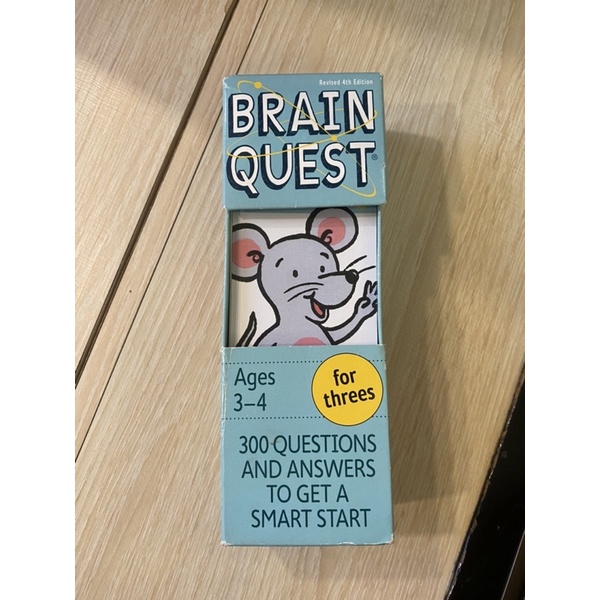 *二手* Brain Quest3-4歲 大腦益智卡