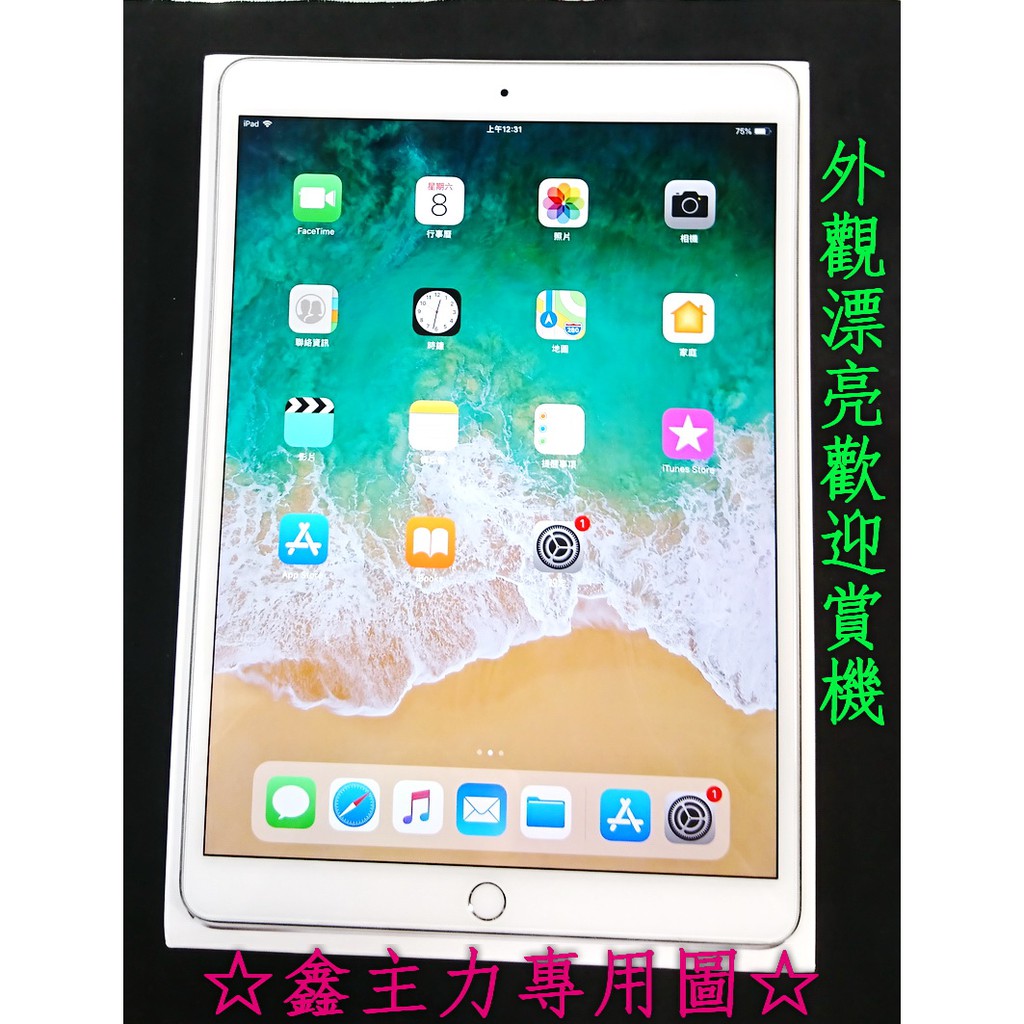 ☆鑫主力3C通訊 Apple iPad Pro 10.5 Wi-Fi 256GB 保固極長 全機包膜 (高雄瑞隆店)