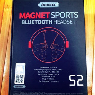 全新 remax RM-S2 磁鐵運動藍牙耳機