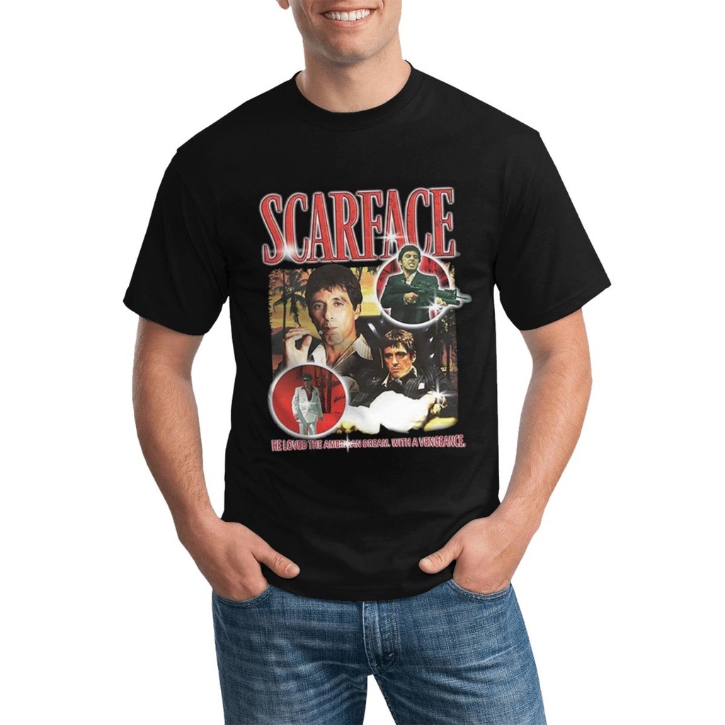 Gildan 品牌 Scarface Tony Montana 純棉柔軟 T 恤