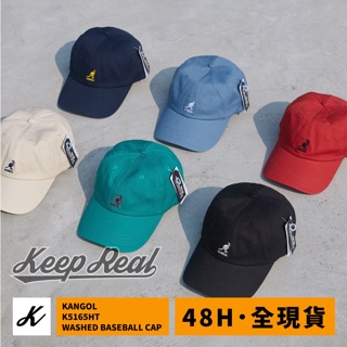 【熱銷破百🔥】KANGOL 袋鼠老帽 Washed Baseball cap 老帽 棒球帽 復古 古著