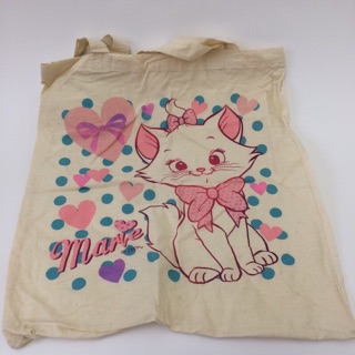 瑪莉貓 購物袋 收納袋 麻布袋 包包 瑪麗貓 marie 迪士尼 Disney