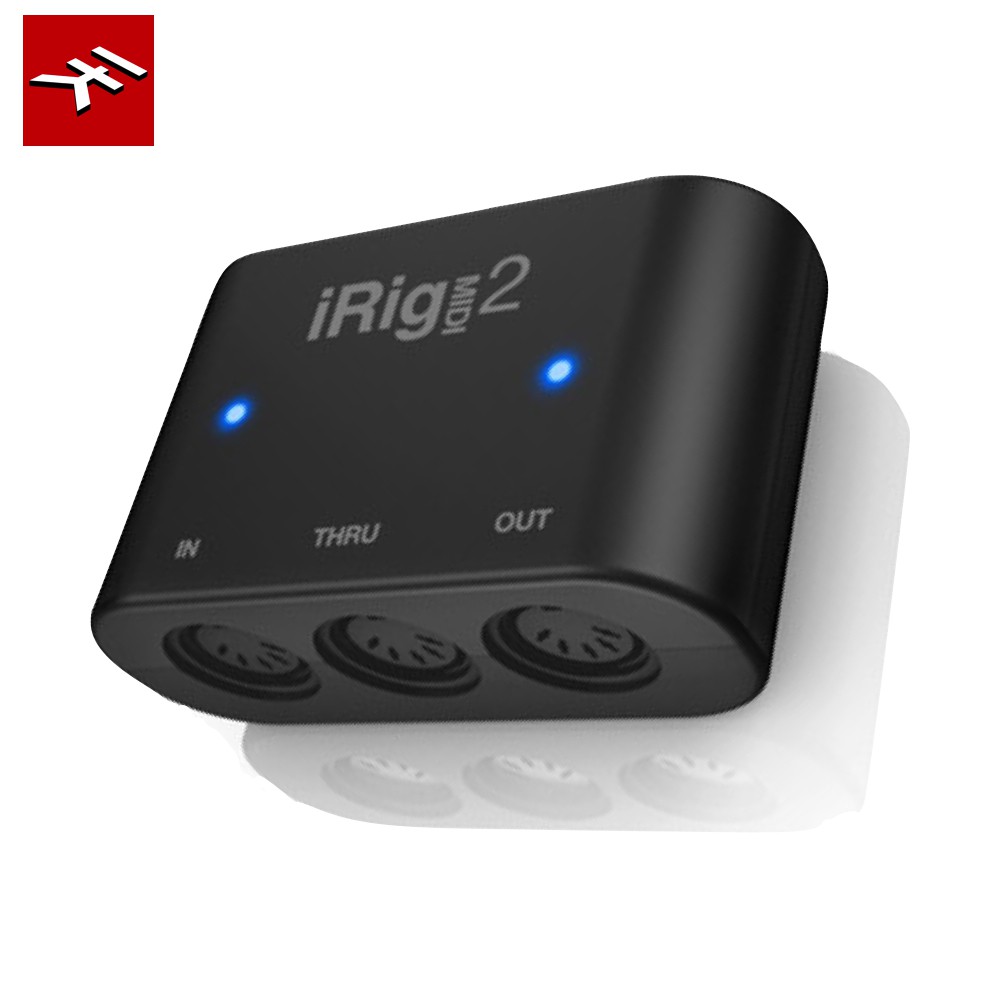 IK Multimedia iRig MIDI 2 通用型 MIDI 介面 iOS,Android,Mac &amp; PC