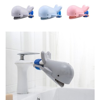 卡通海豚寶寶水龍頭延伸器兒童洗手便利輔助器導水槽洗手器