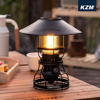【綠色工場】KAZMI KZM 經典LED復古露營燈 (K21T3O02) 營燈 電子燈 煤油燈造型 工業燈 礦工燈