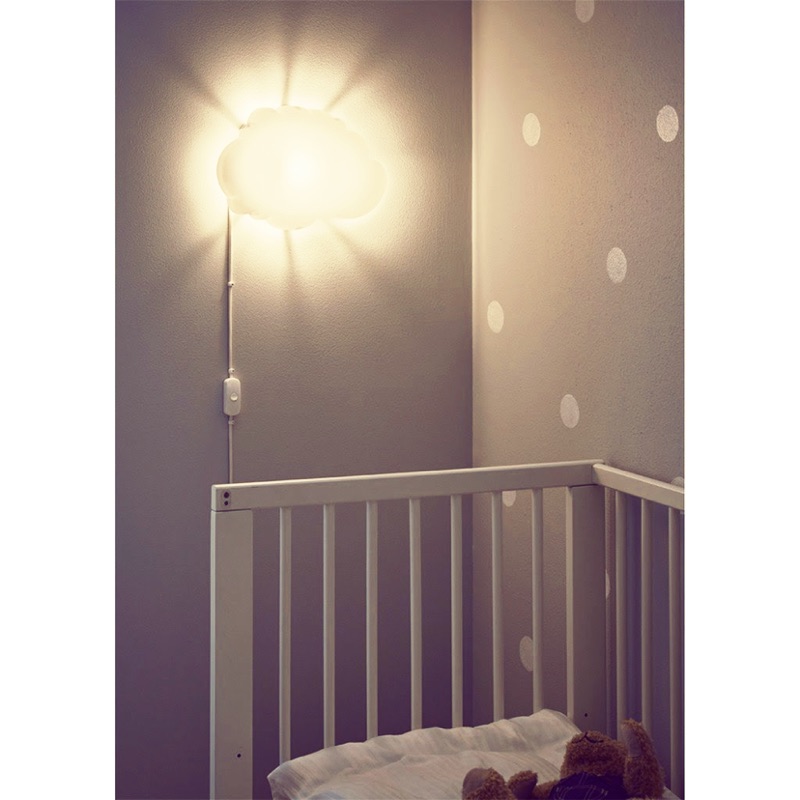 IKEA 宜家家居☁️雲朵燈✨小夜燈壁燈兒童燈居家裝飾
