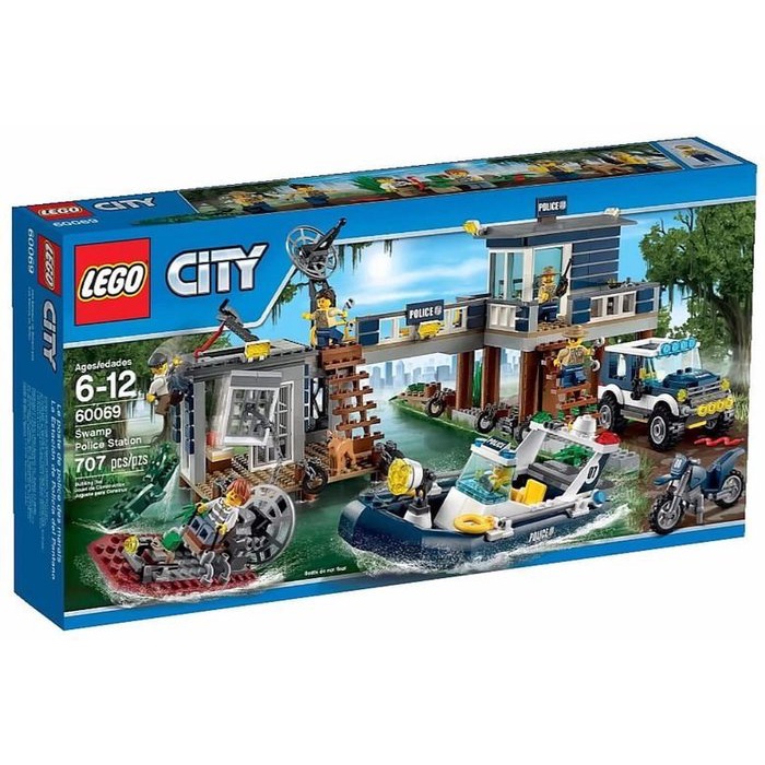 樂高積木LEGO《 LT60069 》2015 年 CITY 城市系列 - 沼澤警察局