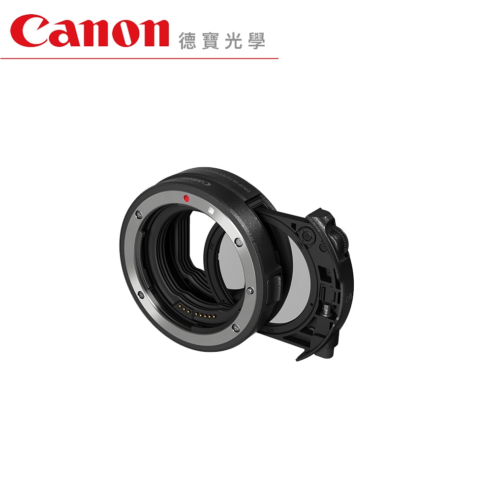 Canon 插入式濾鏡鏡頭轉接環EF-EOS R (連插入式環形偏光濾鏡 A) 臺灣佳能公司貨