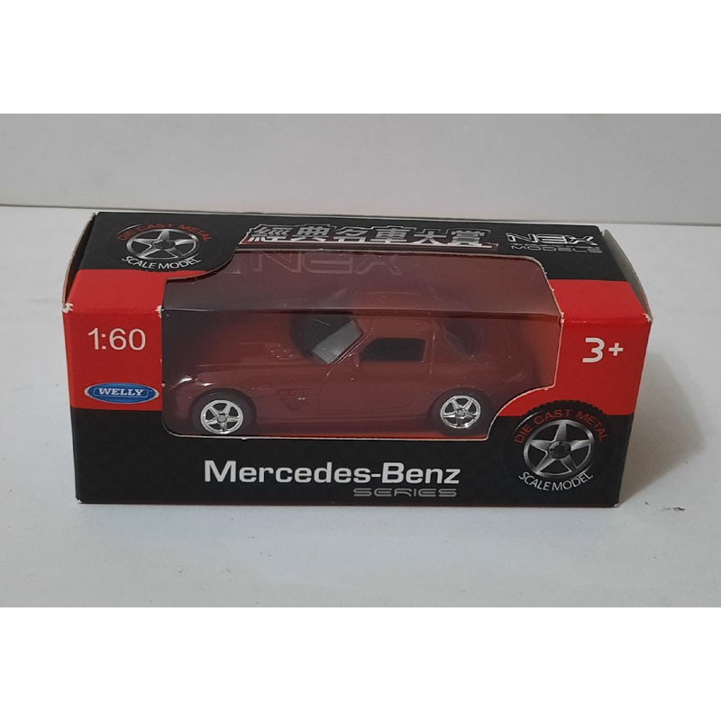 全家~WELLY 經典名車大賞 1:60合金車-Mercedes Benz