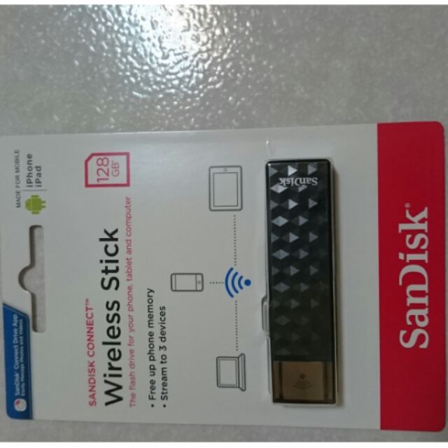 公司貨 SanDisk Connect 無線隨身碟 128G