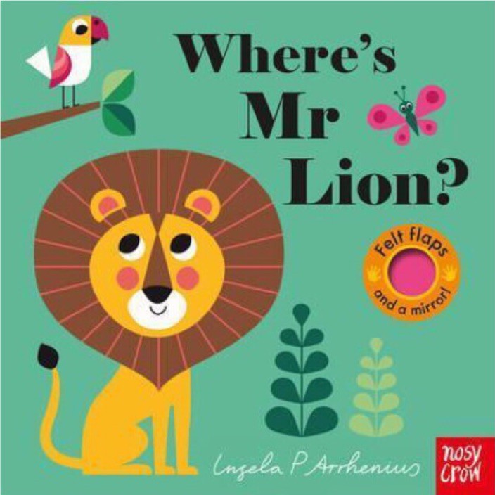 酪梨壽司推薦 Where’s mr Lion?/where's Mrs LadyBird 嬰兒啟蒙 不織布翻翻書