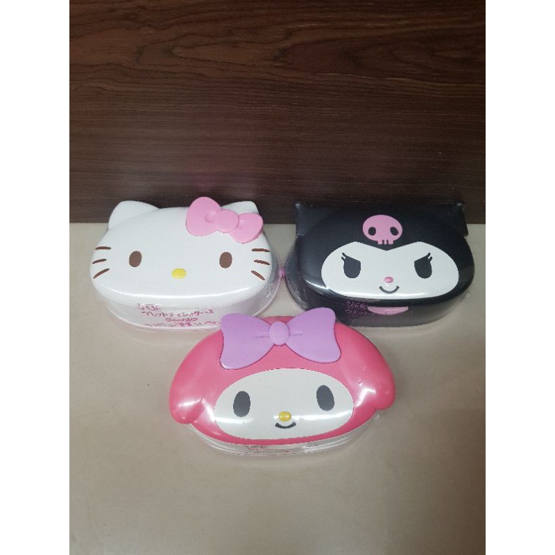 Hello Kitty 美樂蒂 庫洛米 大耳狗 造型 濕紙巾盒 濕紙巾 日本製