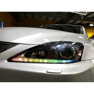小馬汽車工坊 Lexus is250 帝寶燈日行燈膜
