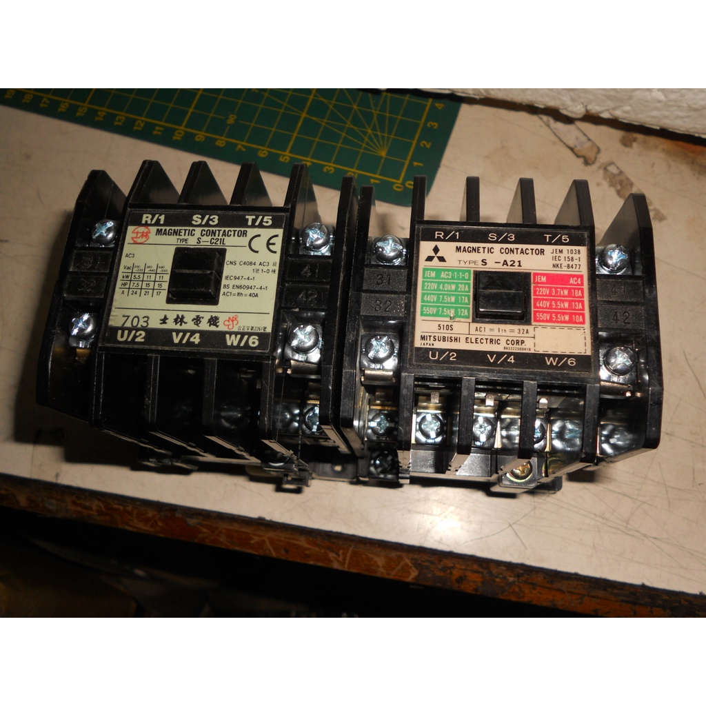 士林接觸器S-C21L (5HP) 三菱電磁接觸器S-C21L (5HP) 線圈200V 220V