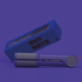💟 UNIX💟 🔥限時優惠🔥韓國 型動無線USB充電二合一直/捲髮棒-午夜藍 直髮器 電捲棒 無線離子夾 行動無線