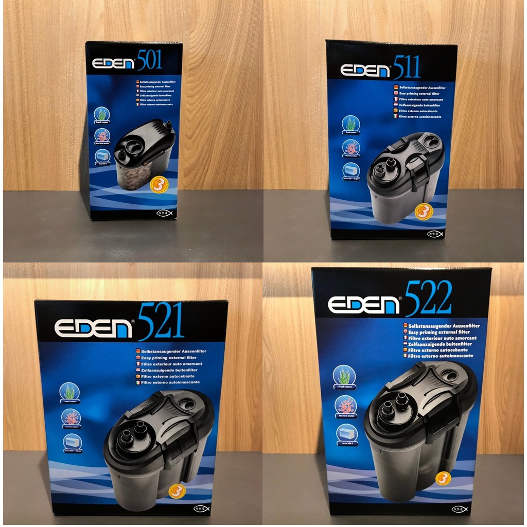 EDEN 伊登 【外置圓桶過濾器 EDEN 511 521 522】圓筒 圓桶 附原廠濾材