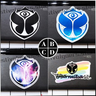 FG派對人►TOMORROWLAND 全款LOGO 電音貼紙 耐刮防水 電音 派對周邊 行李箱貼紙