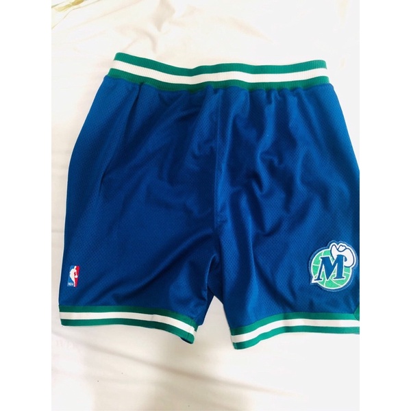 NBA dallas mavericks 小牛 球褲 shorts 藍色 size:48+1 絕版 2手正品 Nike