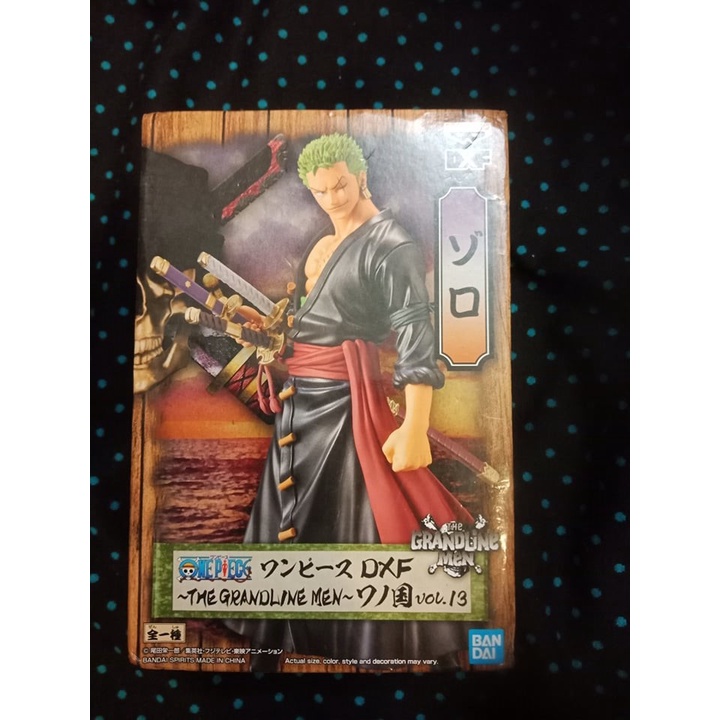 【大主】金證/代理版 和之國 索隆 黑衣索隆  DXF THE GRANDLINE MEN ZORO 公仔 模型