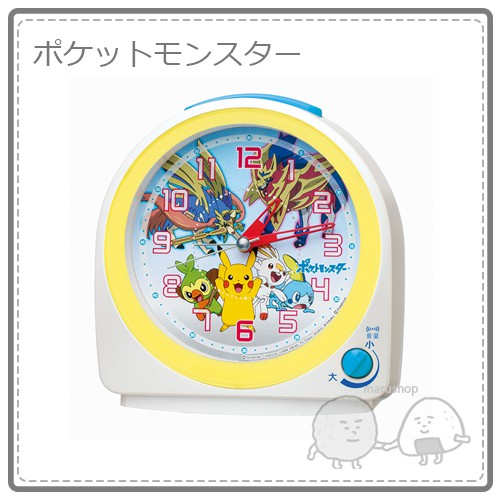 【日本】 SEIKO CQ422 POKEMON 寶可夢 皮卡丘 時鐘 鬧鐘 電子 音量調整 貪睡 CQ422W