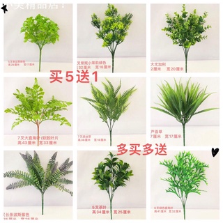 模擬 模擬假花 綠植蕨類植物草 婚慶背景墻插花 裝飾葉子塑膠花 插花 裝飾