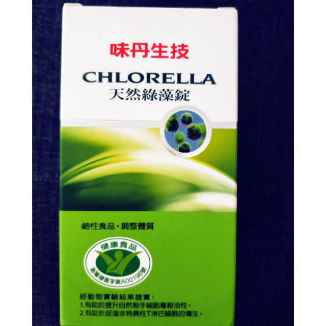 味丹生技 天然綠藻錠 CHLORELLA 600錠