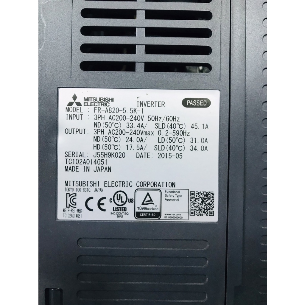 SALE／55%OFF】 新品 MITSUBISHI 三菱電機 FR-A820-30K-1 インバーター 保証付