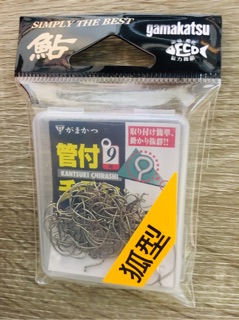 嘉義海天龍-gamakatsu日本製管付狐型蝦鉤