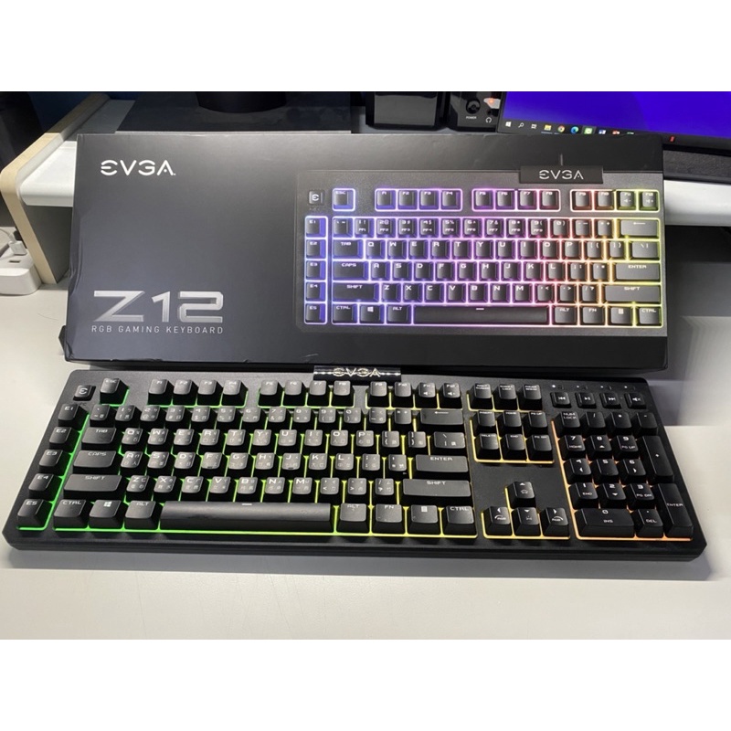 EVGA Z12 薄膜鍵盤 RGB全彩背光