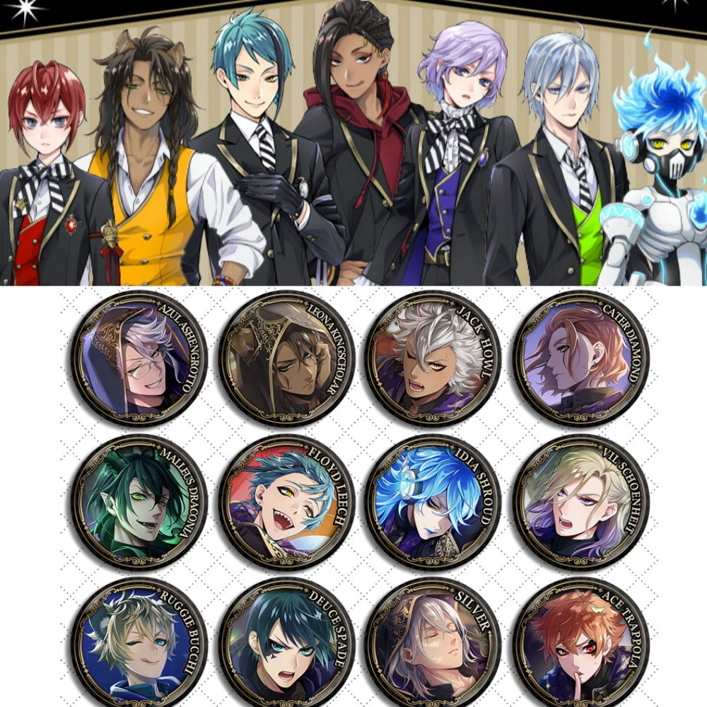 扭曲仙境徽章閃光款吧唧式典服全員角色周邊胸章掛件58mm金屬徽章 蝦皮購物