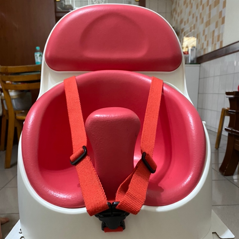 （二手）JellyMom 韓國製全新設計多功能組合式幫寶椅/兒童用餐椅（紅色）
