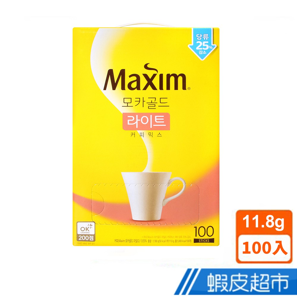 韓國 DONG SUH Maxim二合一摩卡咖啡 (11.8g x 100包) 現貨 蝦皮直送